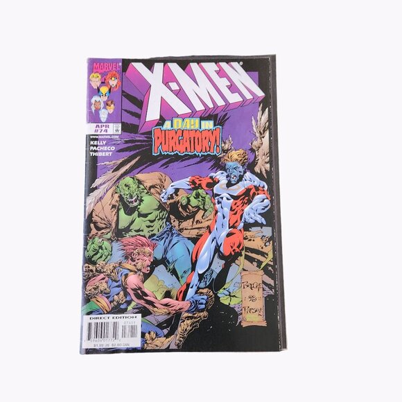 Marvel X-Men #74 A Day In Purgatory 1998 Comic Book Collector Bagged Boarded - Picture 1 of 3